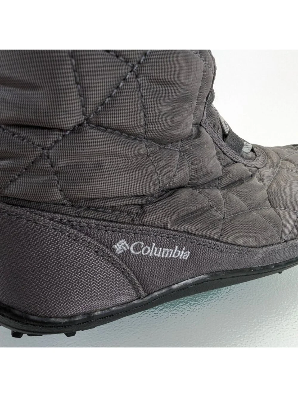 Columbia Womens Size 8 Minx II Mid Gray Insulated Snow Boots Winter BL1585-051